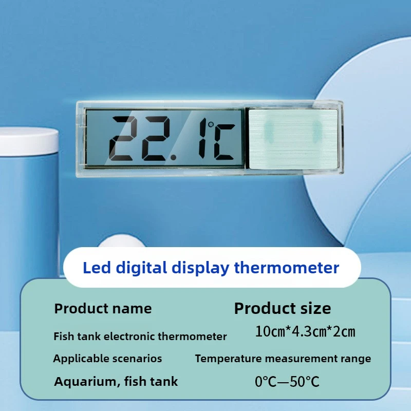 Aquarium Fish Uk - Thermomètre d'aquarium électronique LCD numérique mesure