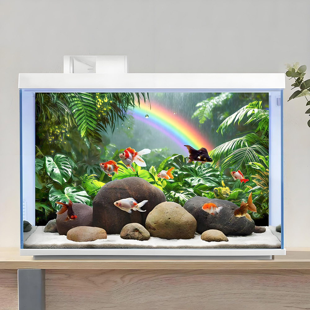 Aquarium Fish Rainbow - Rainforest Rainbow, peinture de fond pour