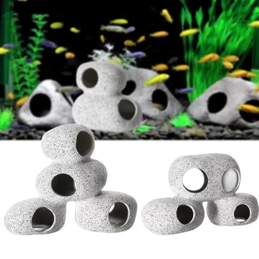 Aquarium Fish Hide - Roc de cachette pour aquarium en