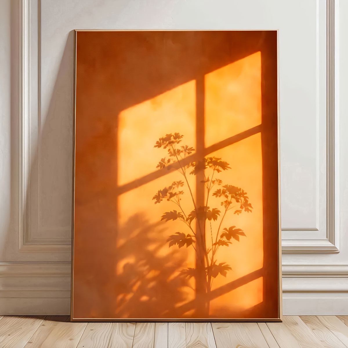 Live Plant Fertilizer - Peinture sur toile abstraite, soleil traversant