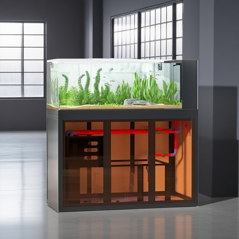 Aquarium Fish Low Maintenance - Aquarium de style industriel, système de