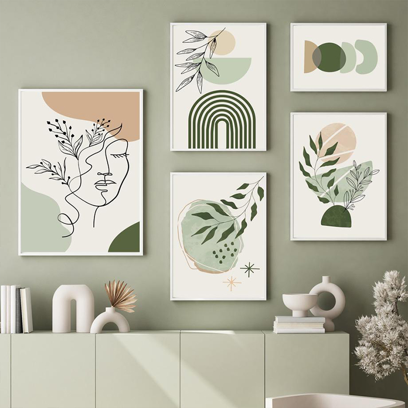 Live Plant Fertilizer - Affiches d'art nordique Boho plantes vertes