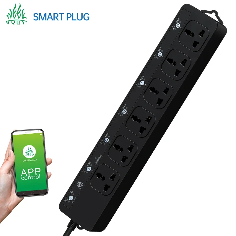 Aquarium Fish Uk - Prise d'alimentation intelligente Bluetooth Week Aqua,