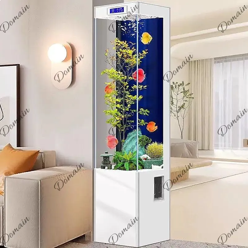 Aquarium Fish Low Maintenance - B80 Aquarium Écologique Personnalisé pour Salon,