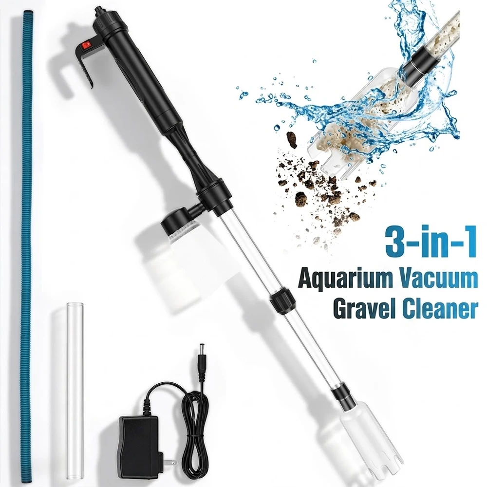 Aquarium Fish Tank Cleaner - Aspirateur de gravier pour aquarium 3