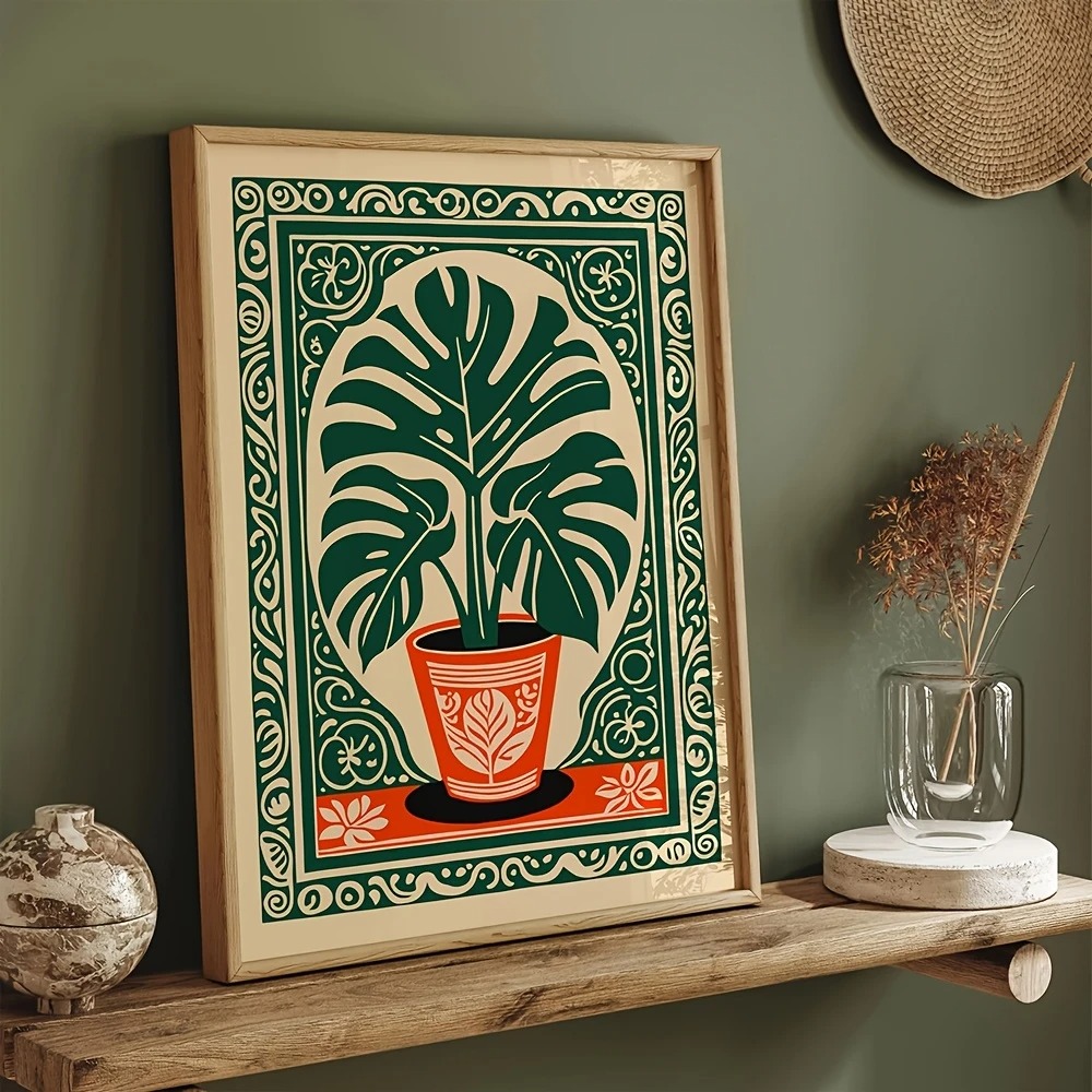 Live Plant Fertilizer - Toile imprimée de plante de Monstera