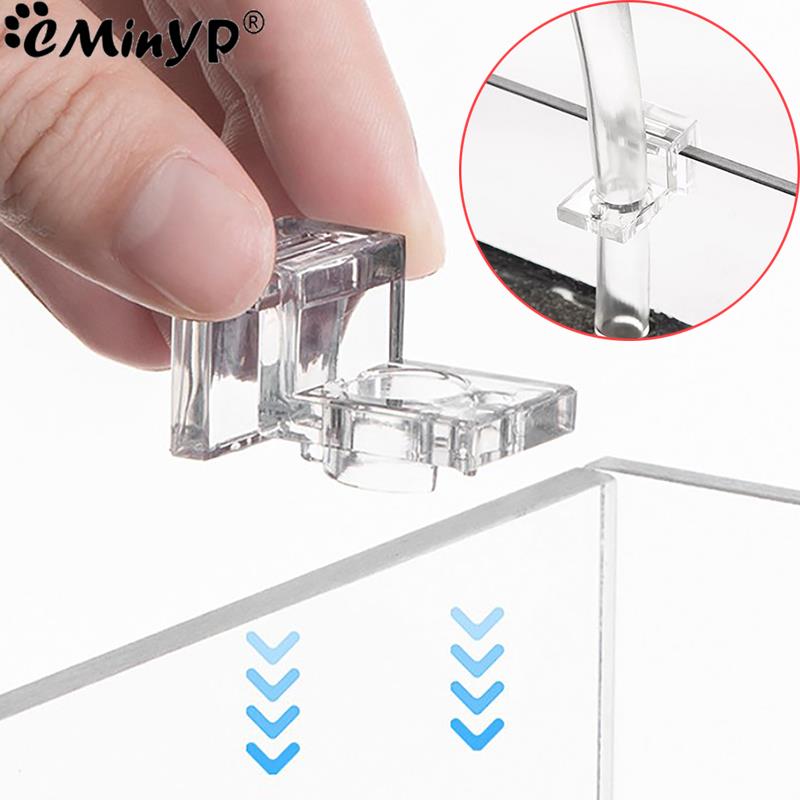Aquarium Fish And Supplies - Clips acryliques pour Aquarium, 4 pièces,