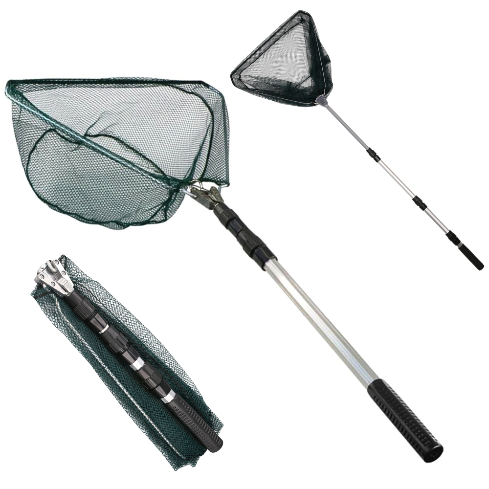 Fish Net Handle - 1 filet de pêche pliable ultra-léger