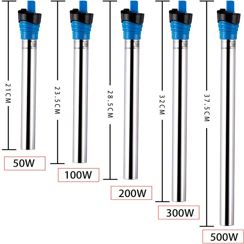 Aquarium Fish Uk - Chauffage d'aquarium Submersible 50W/100W/200W/300W/500W, Thermostat de