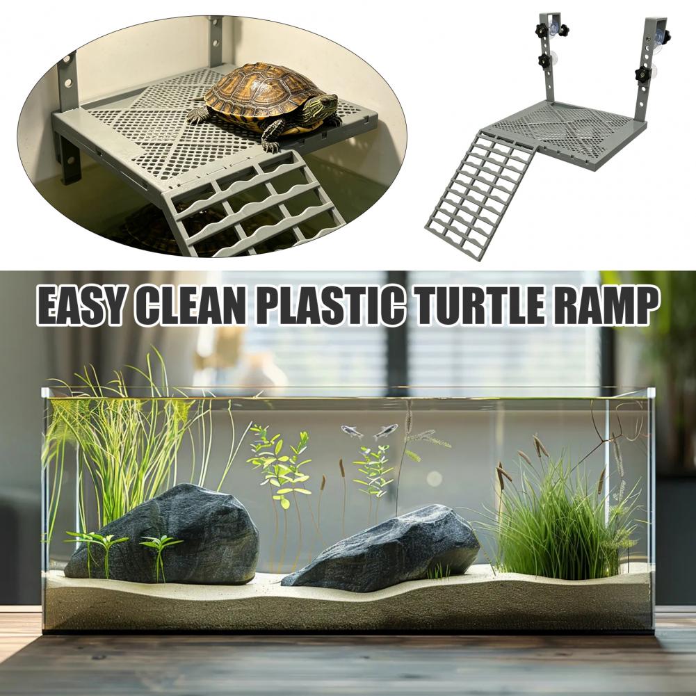 Aquarium Fish Gallery - Décoration d'aquarium, plateforme suspendue pour tortues