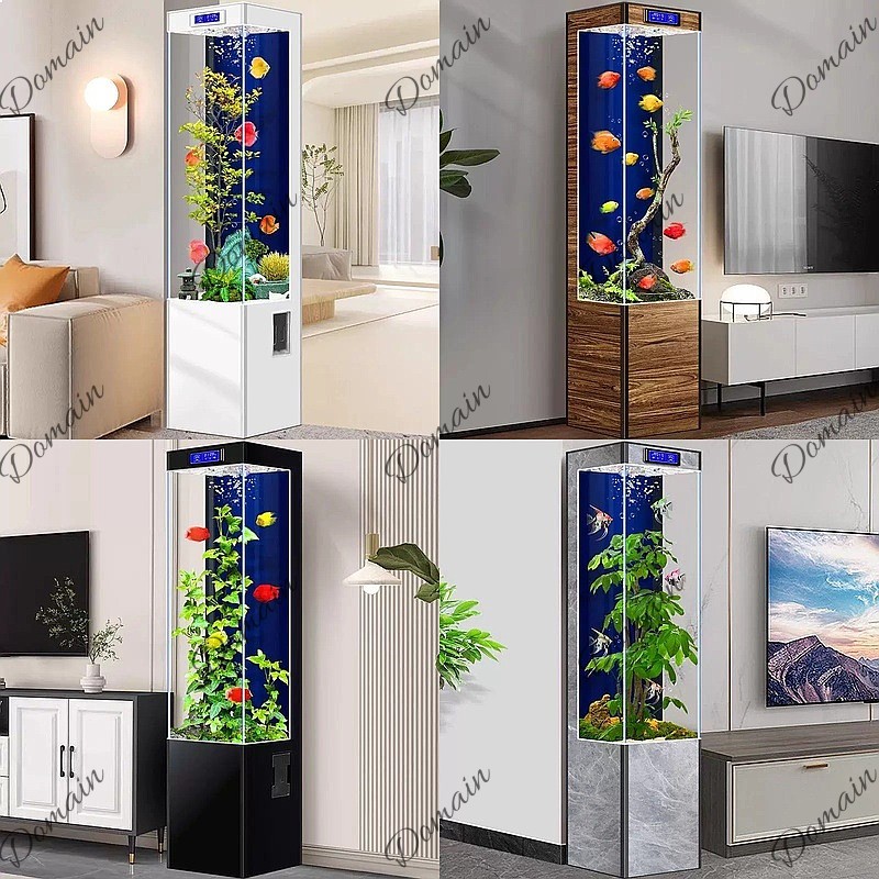 Aquarium Fish Low Maintenance - Aquarium Écologique Personnalisé pour Salon, Faible