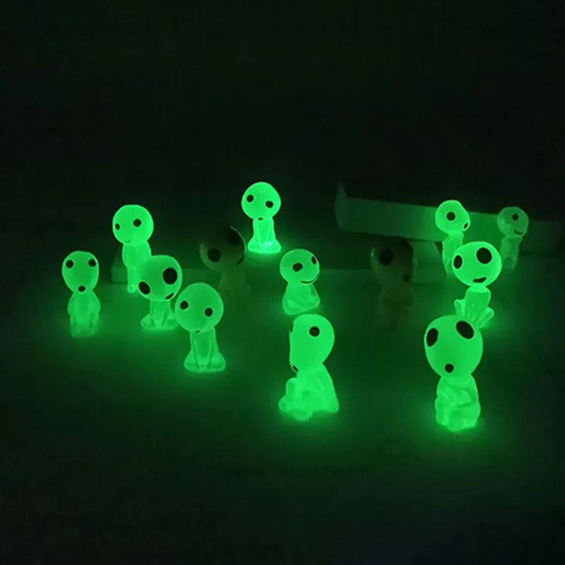Aquarium Fish Gallery - Figurines d'elfes lumineuses miniatures, décorations pour