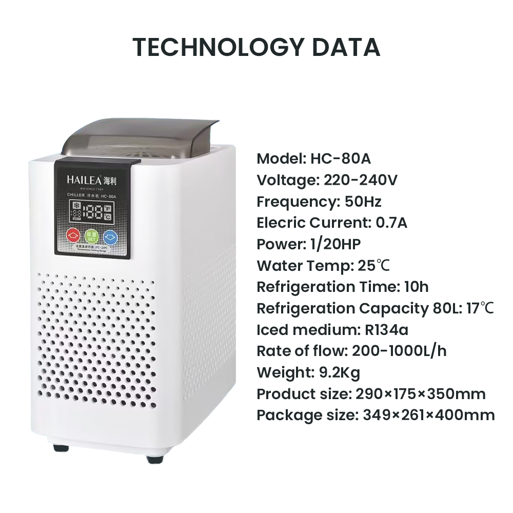 HAILEA HC-80A refroidisseur d' - Aquarium Fish Uk avis et prix