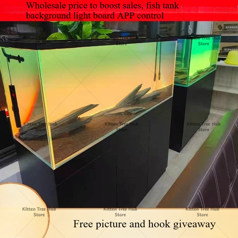 Panneau de fond pour aquarium  - Aquarium Fish Rainbow avis et prix