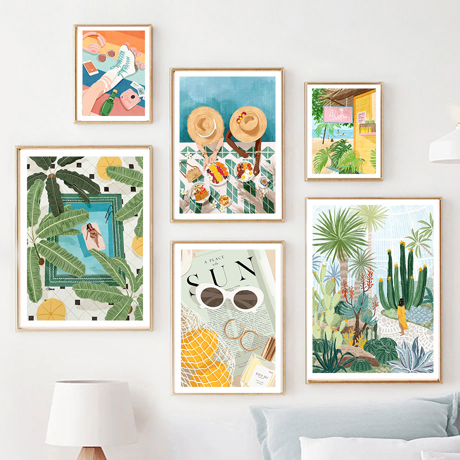 Toile d'art mural de feuilles  - Live Plant Fertilizer avis et prix