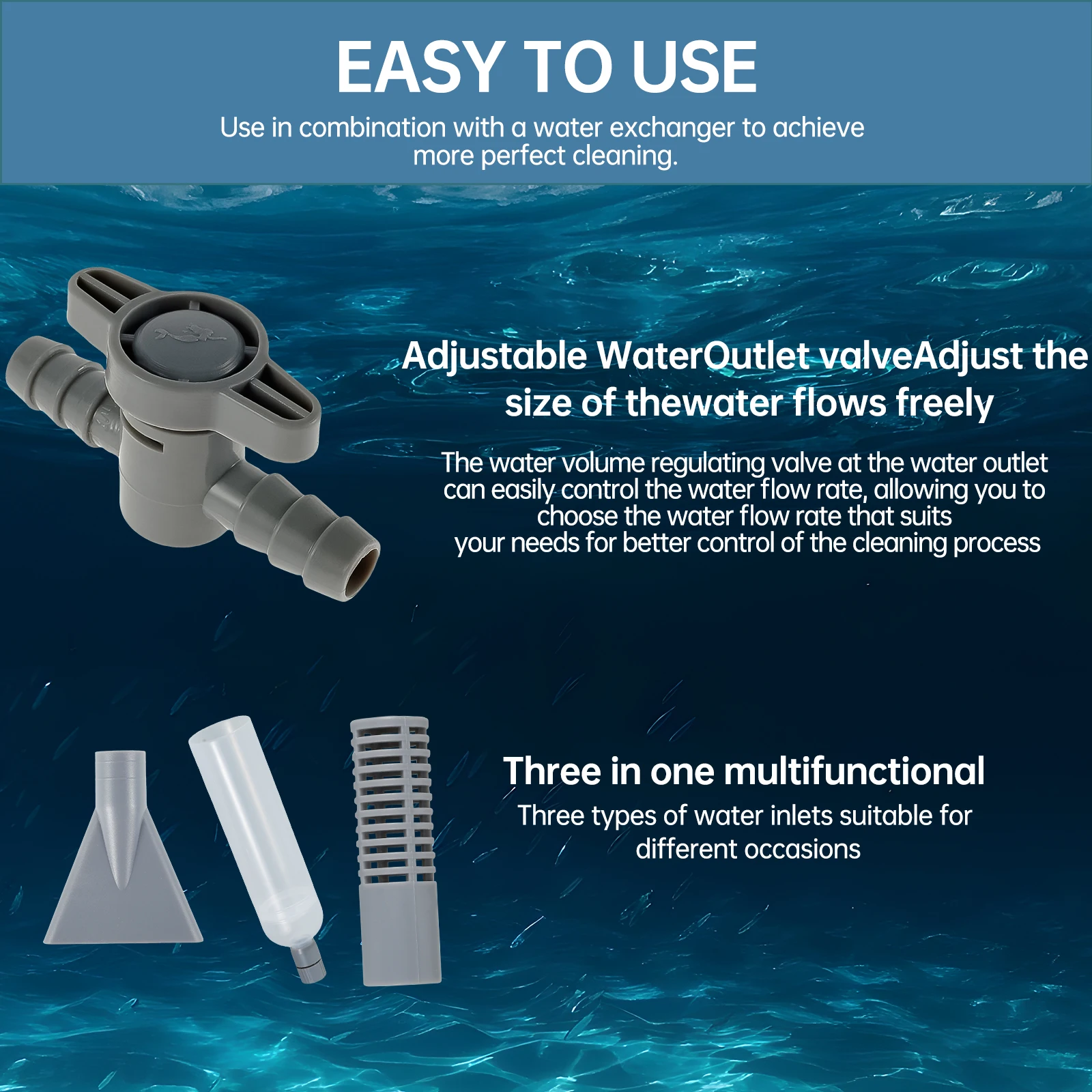Aspirateur de bain à remous 10 - Aquarium Fish Tank Cleaner avis et prix