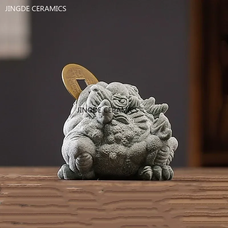 Grès Fengshui doré créatif, dé - Aquarium Fish Gallery avis et prix