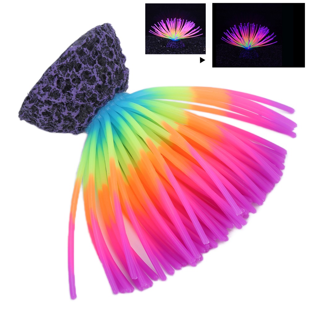 Corail en silicone coloré pour - Aquarium Fish Rainbow avis et prix