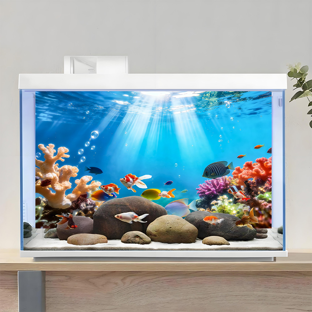 Coraux multicolores, peinture  - Aquarium Fish Rainbow avis et prix