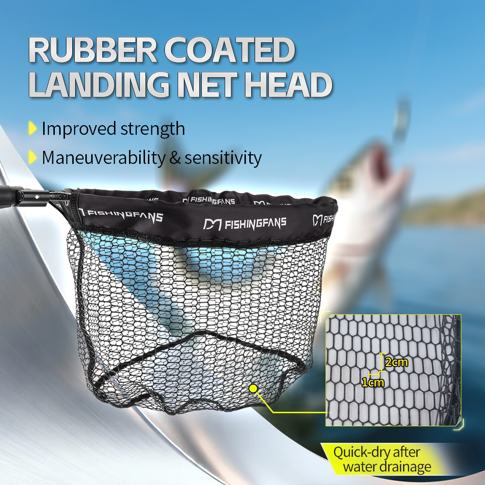 FISHINGFANS Épuisette de pêche - Fish Net Handle avis et prix