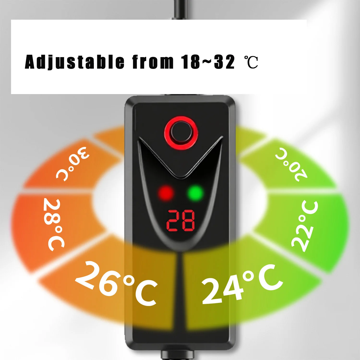 Mini tige chauffante en acier  - Aquarium Fish Uk avis et prix