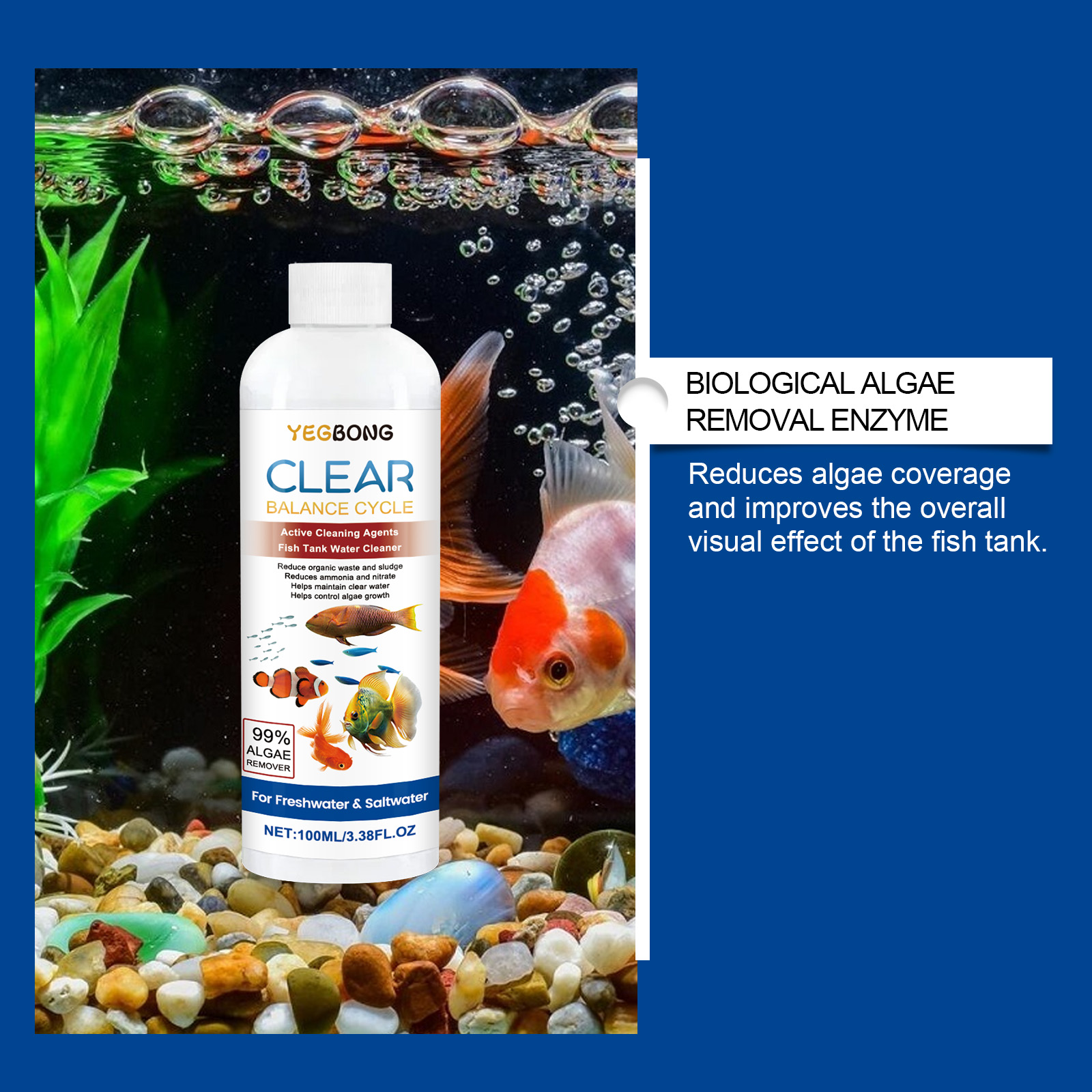 Chiarificateur d'eau d'aquariu - Aquarium Fish Tank Cleaner avis et prix
