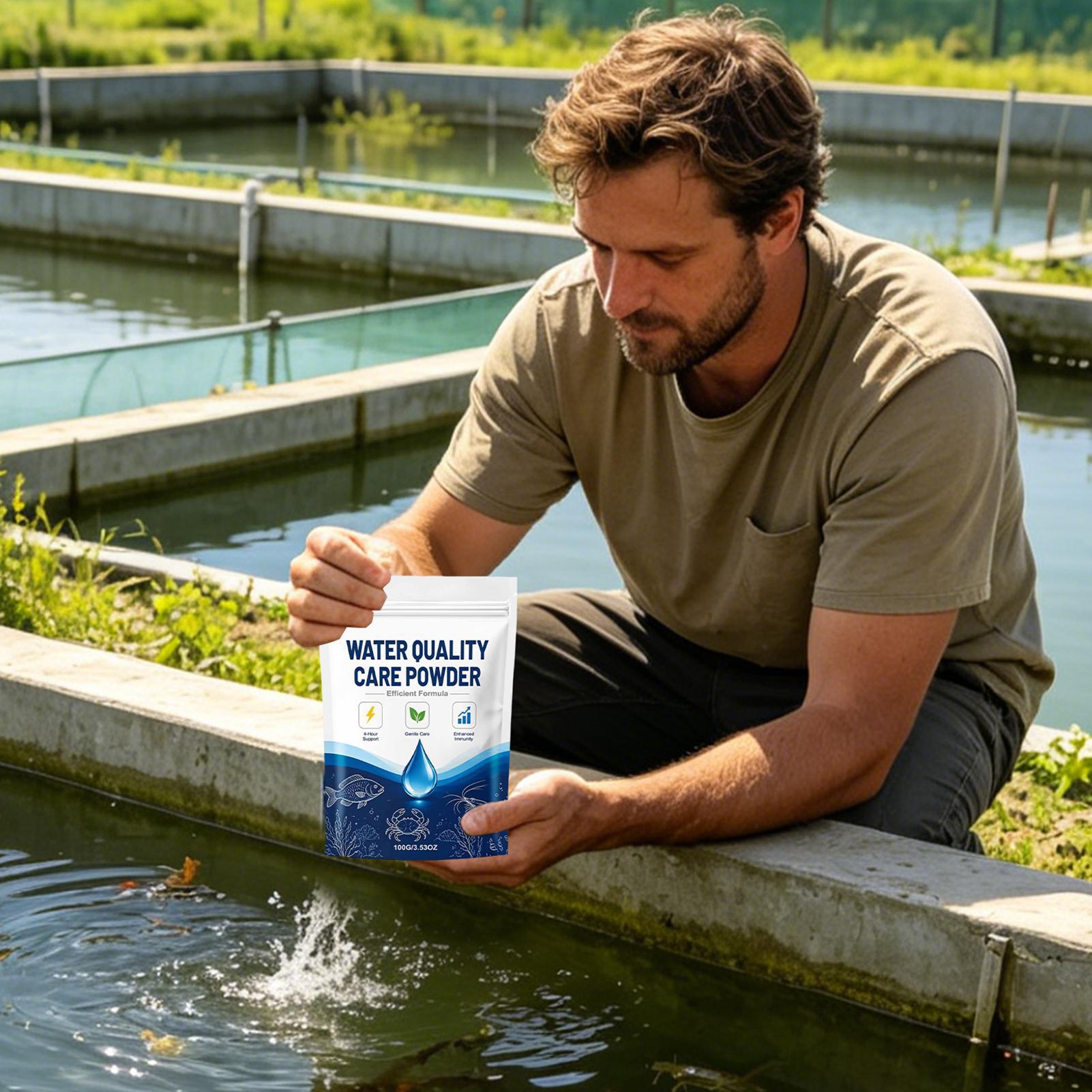 Poudre clarifiante pour eau d' - Aquarium Fish Tank Cleaner avis et prix