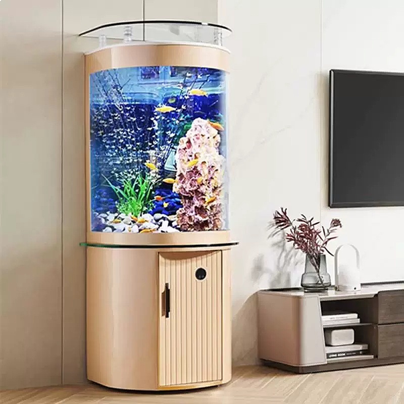 Aquarium de bureau semi-circul - Aquarium Fish Low Maintenance avis et prix