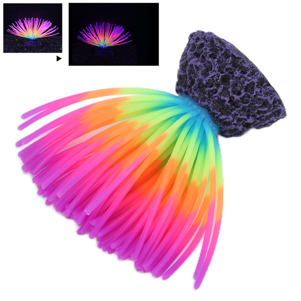 Coraux en silicone colorés pou - Aquarium Fish Rainbow avis et prix