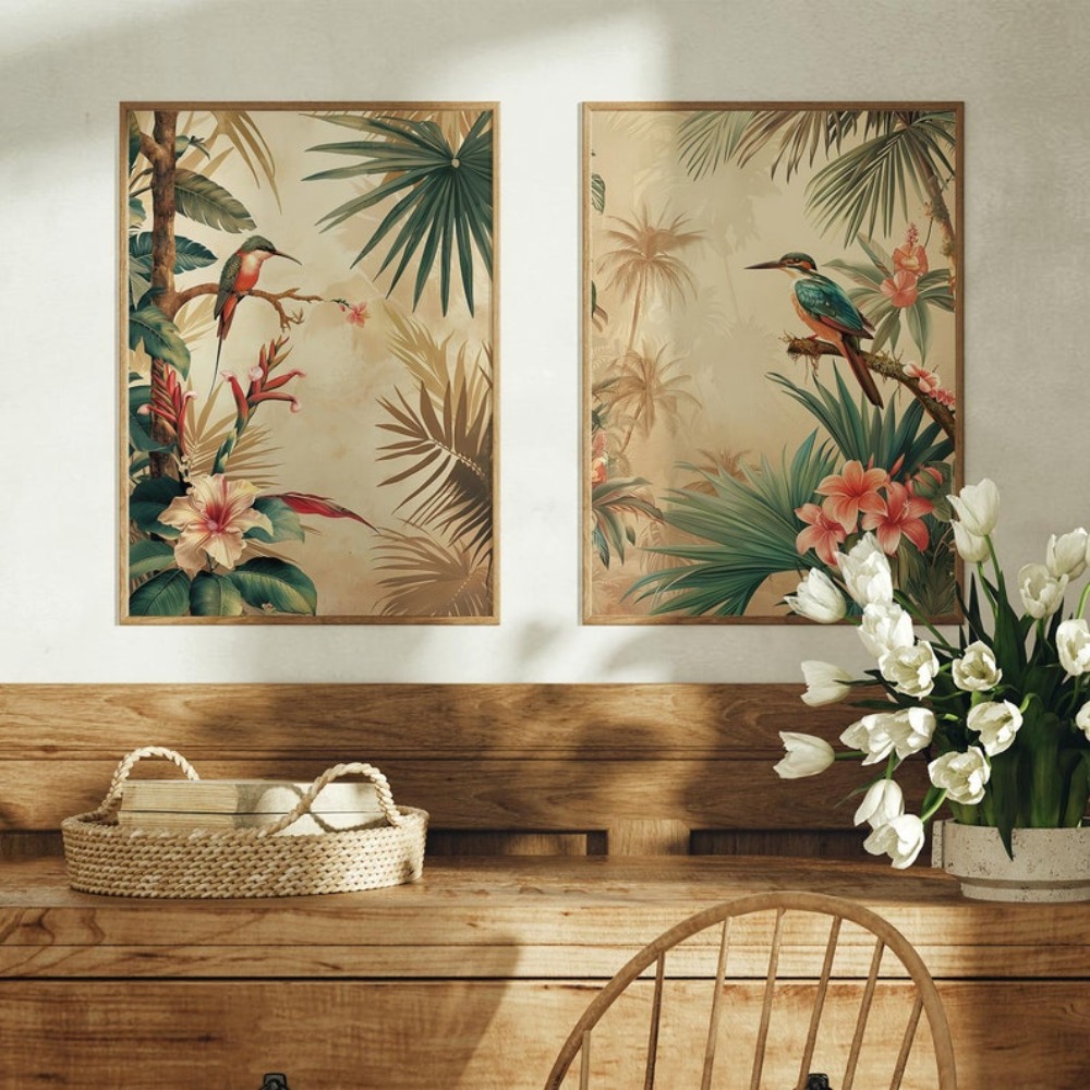 2 affiches d'oiseaux de plante - Live Plant Fertilizer avis et prix