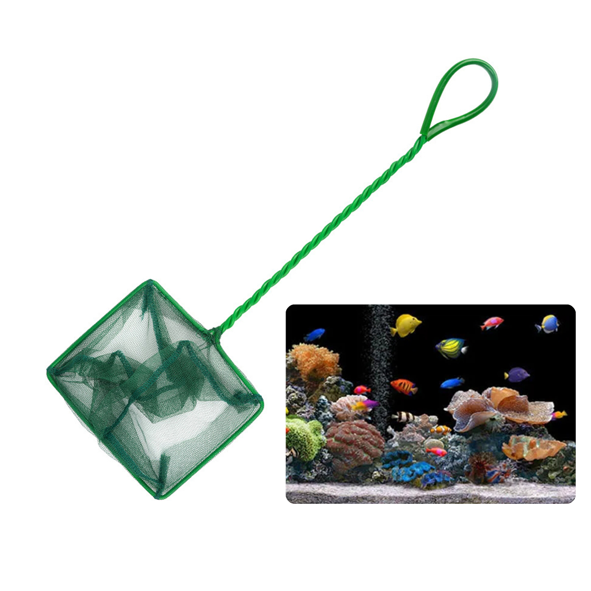 Filet à poisson vert Portable  - Fish Net Handle avis et prix