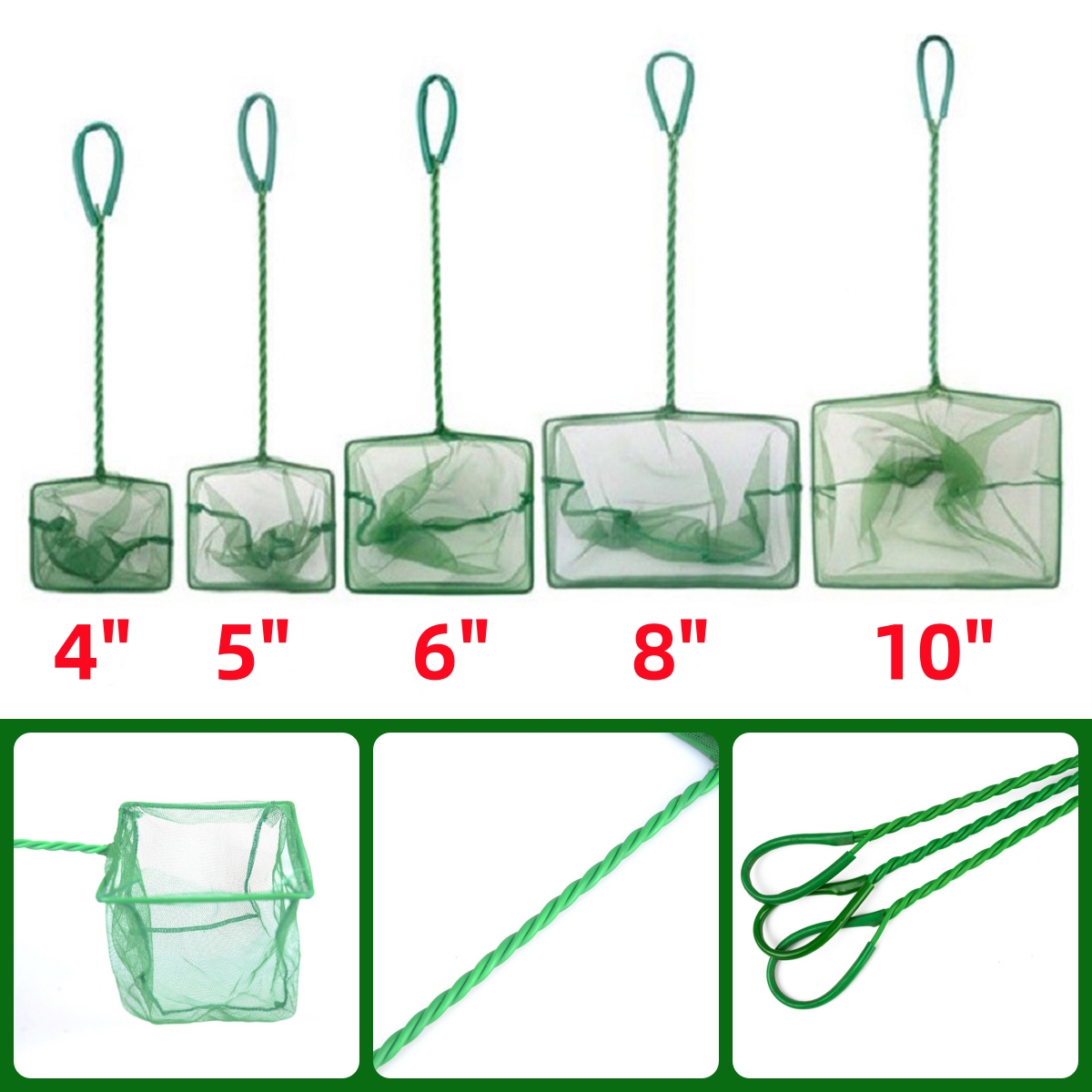 Filet à poisson vert Portable  - Fish Net Handle avis et prix
