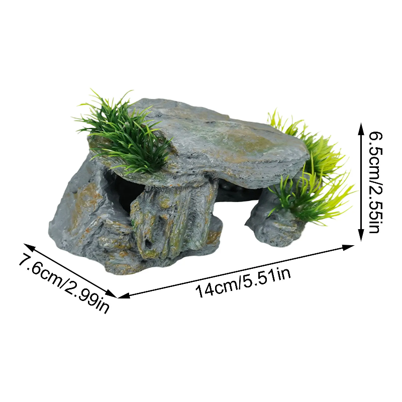 Caverne de roche naturelle pou - Aquarium Fish Hide avis et prix